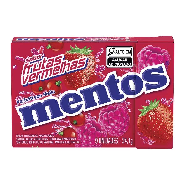 BALA MENTOS CAIXINHA FRUTAS