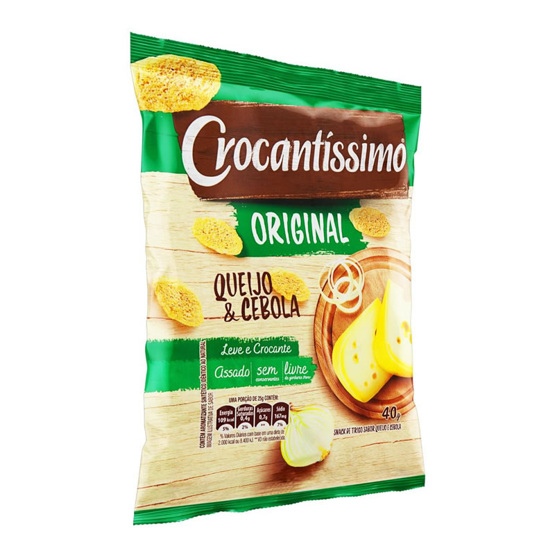 BISCOITO CROCANTISSIMO QUEIJO E CEBOLA