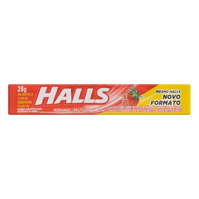 Drops Halls Morango 588g