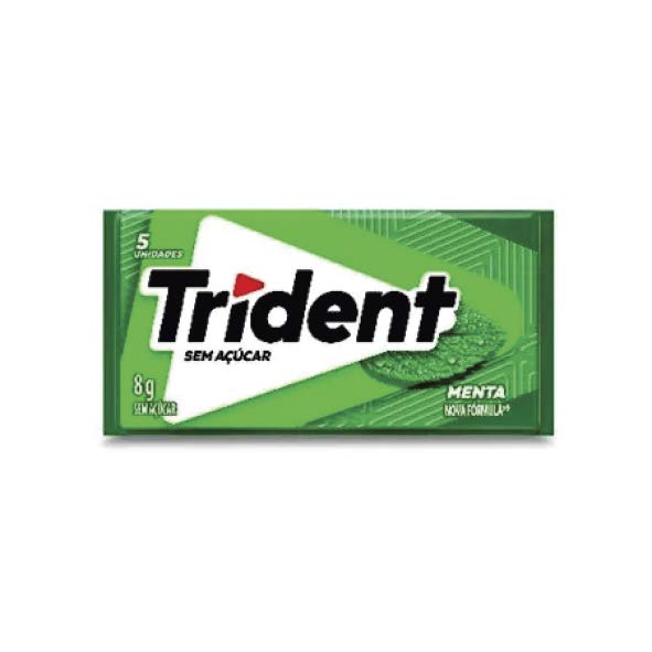 CHICLETE TRIDENT MENTA